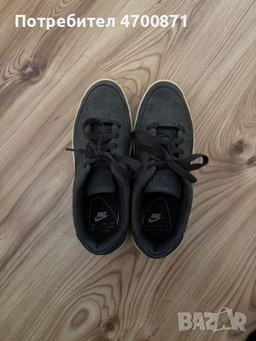 Air force one дамски обувки сив велур, снимка 3 - Маратонки - 54079234