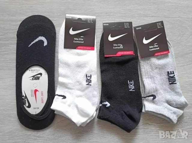 Чорапи Nike различни цветове универсален размер 40-45 различна дължина, снимка 4 - Мъжки чорапи - 52401679