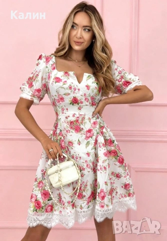 Дамски рокли - три модела - различни цветове - 33€, снимка 8 - Рокли - 54134494