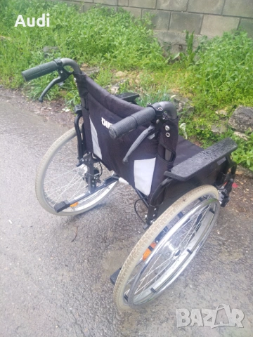 DEITZ сгъваема инвалидна рингова количка със степенки , снимка 12 - Инвалидни колички - 54009951