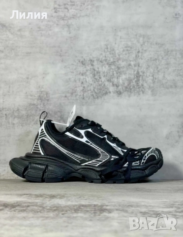 Balenciaga 3XL Черно & Бял, снимка 2 - Маратонки - 51578845