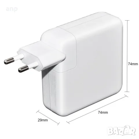 Захранване Apple MacBook | 61W | USB Type-C, снимка 2 - Части за лаптопи - 47123830