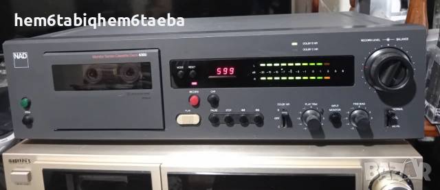 NAD 6300 Hi-End флагмански триглав дек с Dyneq и Play Trim; IR дистанционно.