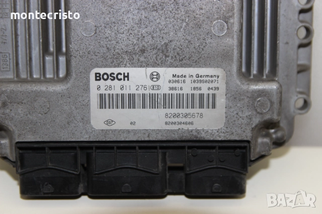 Моторен компютър Renault Megane II (2002-2008г.) 0281011276 / 8200305678 / 0 281 011 276, снимка 2 - Части - 52595943