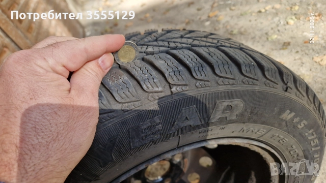 Джанти 14 със зимни гуми Good Year Ultra Grip 5 - за Опел Вектра Б, снимка 4 - Гуми и джанти - 52439271