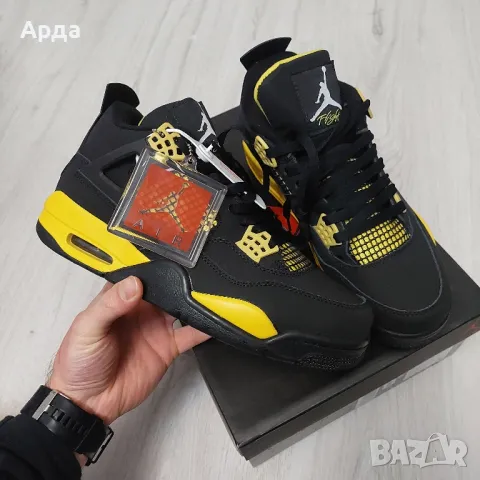 Nike Air Jordan 4 Retro “Yellow Thunder”, снимка 1 - Маратонки - 48956230