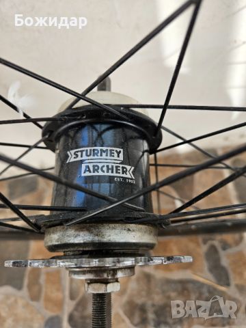 Задна капла 28" с главина Sturmey Archer Kick Shift S2C, снимка 3 - Части за велосипеди - 46818221