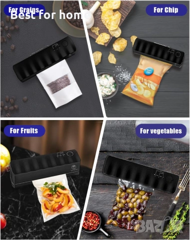 Мини акумулаторна машина за запечатване на торбички, снимка 5 - Друга електроника - 53632996