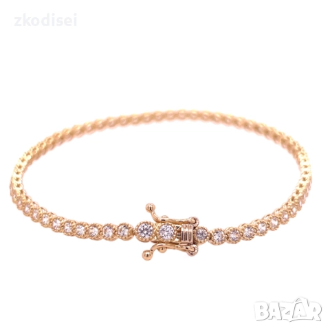 Златна дамска гривна 6,40гр. 18,5см.14кр. проба:585 модел:34372-4