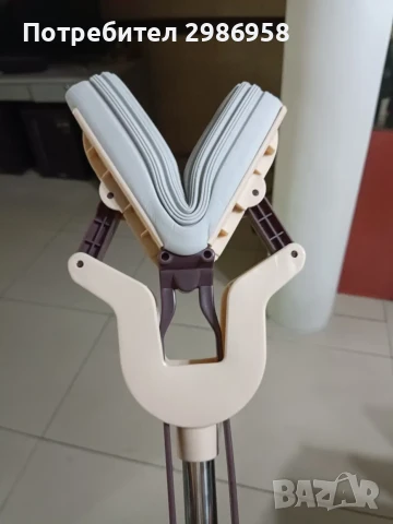 Домакински моп с телескопична дръжка с функция за изтискване на водата, снимка 2 - Мопове, кофи, четки и метли - 51403002