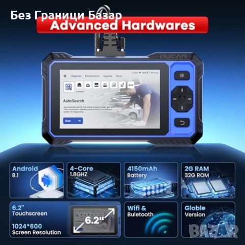 Нов OBD2 скенер с AI анализ, Auto VIN и безплатни WiFi ъпдейти за кола, снимка 7 - Друга електроника - 52775598