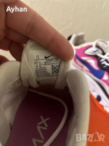 Nike Air Max 270 React, снимка 5 - Маратонки - 52597147