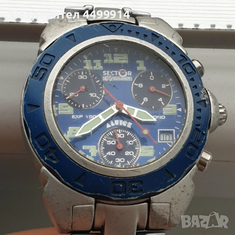 Мъжки часовник Sector Expander 150 Chronograph, снимка 16 - Антикварни и старинни предмети - 52423220