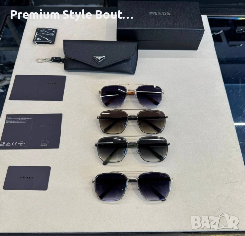 Слънчеви очила prada ray ban Burberry chanel с ув защита, с черен обикновен калъф  на марката 