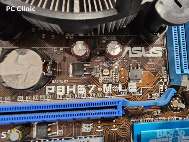 Asus P8H67-M LE + i5 2400 3.40Ghz + CPU Cooler LGA 1155 [Дънна платка + процесор + охладител], снимка 5 - Дънни платки - 49100419