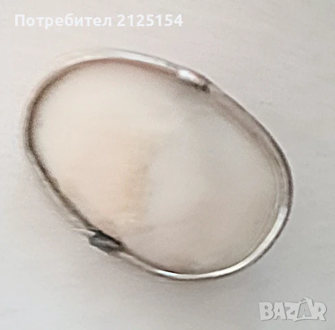 Старо украшение ,медальон от седеф ., снимка 2 - Колиета, медальони, синджири - 50739536