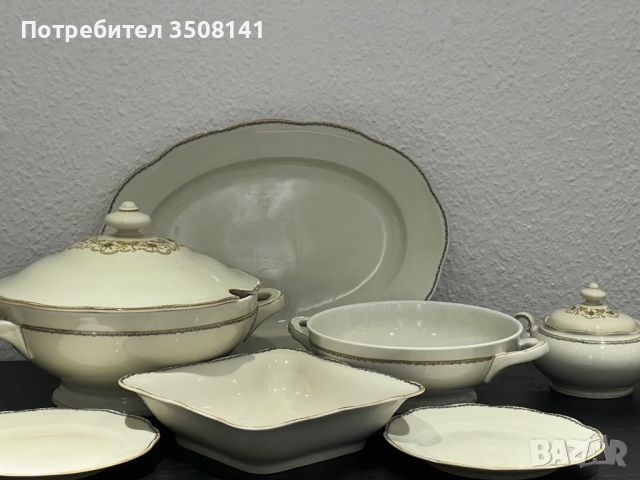 Бароков сервиз KPM 1937г, снимка 3 - Сервизи - 45594444