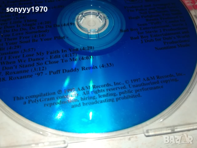 STING & THE POLICE CD 0708251135, снимка 14 - CD дискове - 51283708