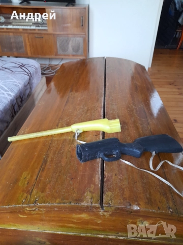 Стара детска играчка,пушка #5, снимка 5 - Други ценни предмети - 52110752