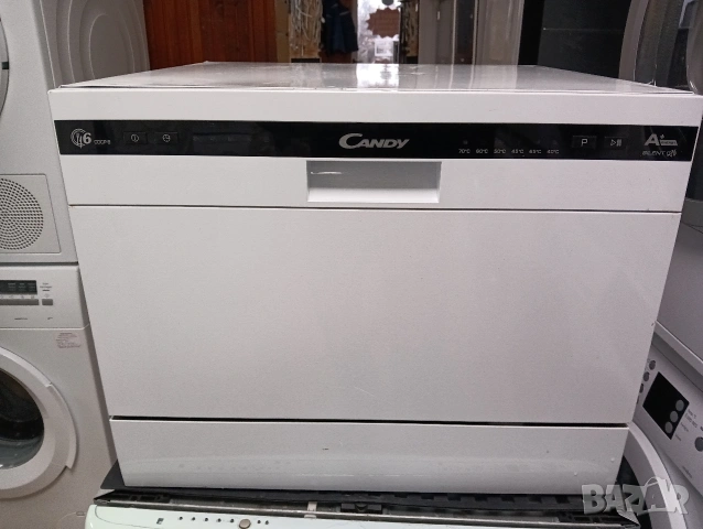 Малка съдомиялна за плот тип кубче Candy за 6 комплекта с 2 години гаранция!