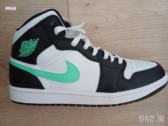 Nike air jordan mid 1 нови кецове, снимка 1 - Кецове - 48535544