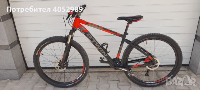 Велосипед 27.5 Btwin 560 Rockrider 2x10 Sram Rockshox вилка TR гуми и капли 27,5, снимка 1 - Велосипеди - 46255952