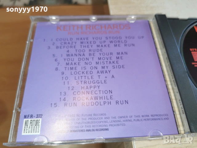 KEITH RICHARDS CD-ВНОС GERMANY 0603261700H2E6R, снимка 11 - CD дискове - 53737082