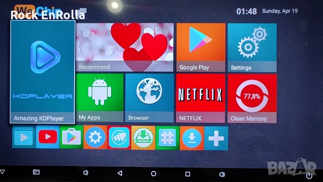 WeChip V3 TVBOX, настроен !, снимка 7 - Плейъри, домашно кино, прожектори - 54243346