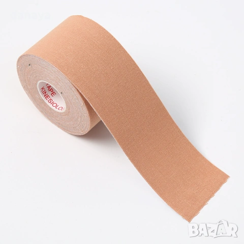 6465 Кинезио лента спортна лента за стабилизиране на мускули и стави, 5см x 5м, снимка 3 - Масажори - 53766561