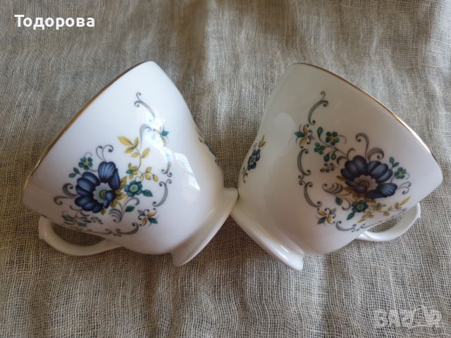 Порцеланови чаши за чай,кафе- Mayfair fine bone china staffordshire england, снимка 3 - Чаши - 45147711