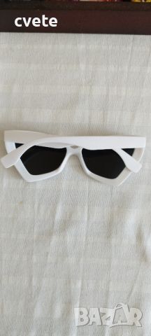 Дамски слънчеви бели очила, снимка 2 - Слънчеви и диоптрични очила - 45354458