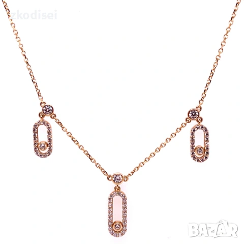 Златно колие Messika 6,02гр. 42см. 14кр. проба:585 модел:37749-6