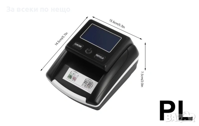 Автоматичен детектор за фалшиви банкноти ЕВРО и ДОЛАРИ/ED-AVTDFP2026 Код P1970, снимка 4 - Друга електроника - 53926764