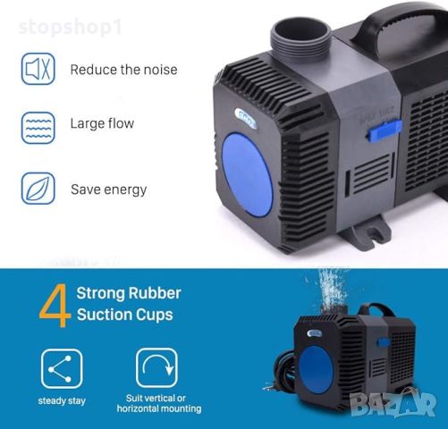 AquaOne CTP-2800 Помпа за аквариум и езерце 10 W Eco Motor 3000 l/h за солена и сладка вода , снимка 9 - Оборудване за аквариуми - 46659531