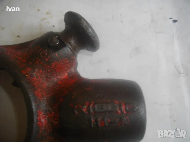 РЕЗБОНАРЕЗНА ТРЕСЧОТКА RIDGID 111R Made in USA ДЪРЖАЧ ЗА РЕЗБОНАРЕЗНИ ГЛАВИ ЗА РЕЗБИ  НА ТРЪБИ , снимка 11 - Други инструменти - 50305265