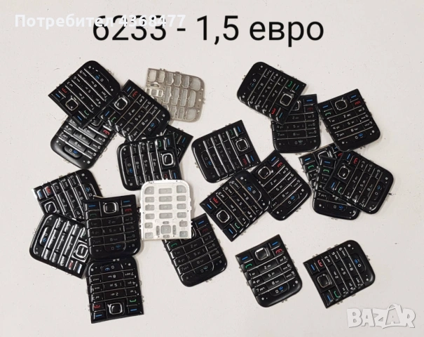 Клавиатура за Nokia 6234,6233,N70,7250,6680,7610,2600,6230i,6288,6280,6610,6610i,6210,6120cl,N95,N73, снимка 2 - Резервни части за телефони - 53287031