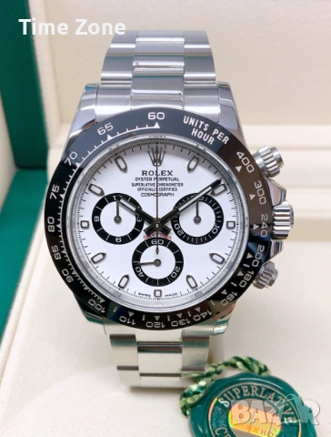 Rolex Cosmograph Daytona 40mm White Gold Grey Dial Automatic Различни Варианти, снимка 14 - Мъжки - 54042817