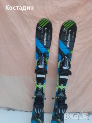 Карвинг детски ски Elan MAXX BLK BLUE QS 70см, снимка 2 - Зимни спортове - 52207514
