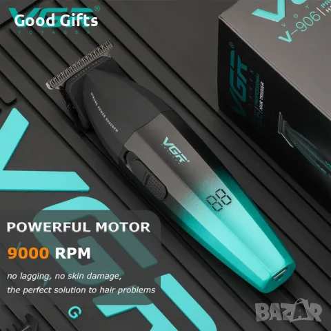 Машинка за подстригване VGR V-906 – Салонна мощ и стил у дома!, снимка 4 - Машинки за подстригване - 50392618