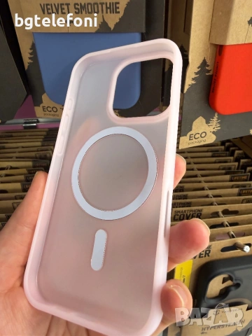 iPhone 16 Pro,iPhone 16 Pro Max матиран силикон с MAGSAFE, снимка 6 - Калъфи, кейсове - 53238094