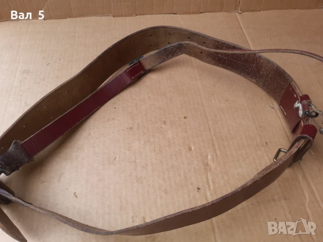 Стар военен строеви офицерски колан с портупей , униформа, снимка 6 - Антикварни и старинни предмети - 50460868