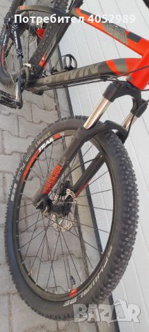 Велосипед 27.5 Btwin 560 Rockrider 2x10 Sram Rockshox вилка TR гуми и капли 27,5, снимка 2 - Велосипеди - 46255952