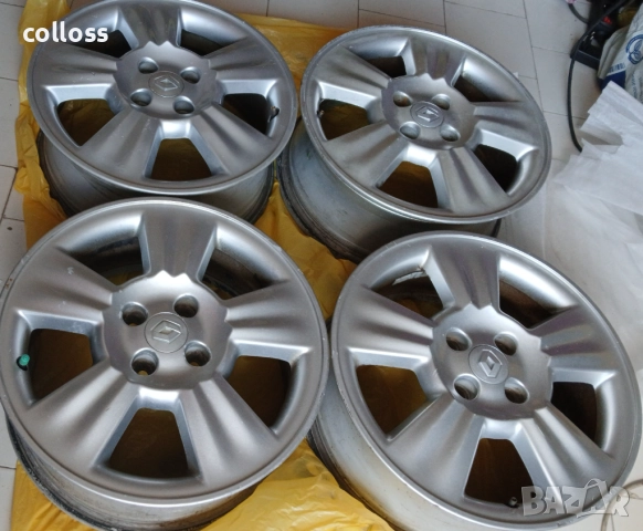 16" 4х100 6.5J 60.1мм алуминиеви джанти RENAULT, снимка 3 - Гуми и джанти - 52157984