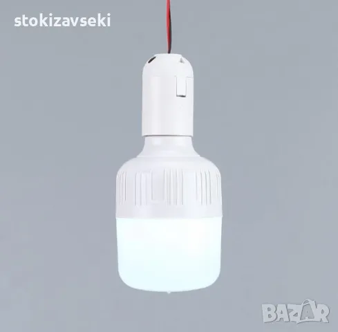 Преносима LED лампа с фасунга и кабел, снимка 2 - Други - 49516413