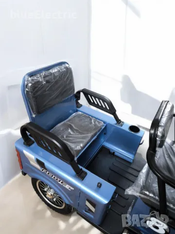 Електрическа Триколка blueElectric CARGO LUX 2000W | 48V | 24AH | BLUE, снимка 8 - Мотоциклети и мототехника - 49745604