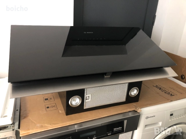 Декоративен абсорбатор за вграждане Bosch DWK098G61 , снимка 3 - Печки, фурни - 53690929