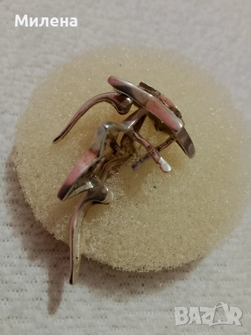 сребърни обеци , снимка 3 - Обеци - 52851321