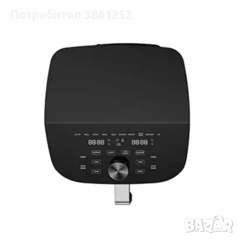 Еър Фрайър 2 в 1 - 11L - Midea MAD1100DADK - С две зони за готвене, 10 програми и 360° , снимка 7 - Фритюрници - 53291403