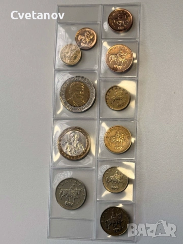 Пълен лот монети 1999 година + Пълен лот монети 2000 година + 1 лев 2002 година + 2 лева 2015 година, снимка 5 - Нумизматика и бонистика - 53721584