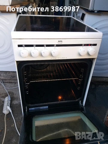 печка със керамични котлони AEG , снимка 3 - Печки, фурни - 53748626